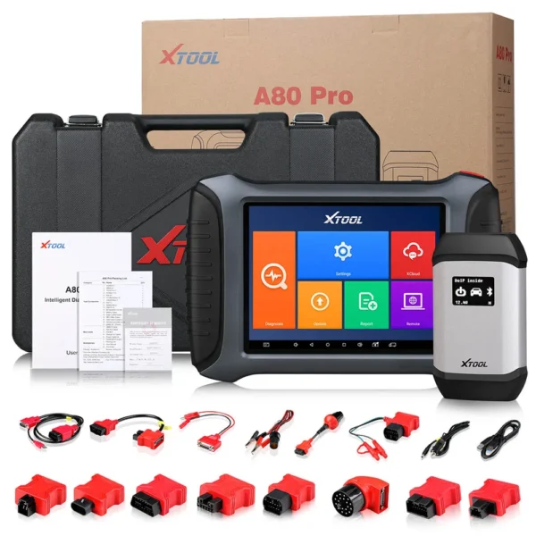 XTOOL A80 Pro H6 Pro with KC501 KS01 Full System Diagnosis Tool Support Benz and BMW Online Programming - Image 3