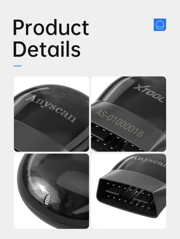 XTOOL ASD60 OBD2 For Benz Programmer IOS Android With 15 Reset Functions Bluetooth Diagnostic Tool - Image 3