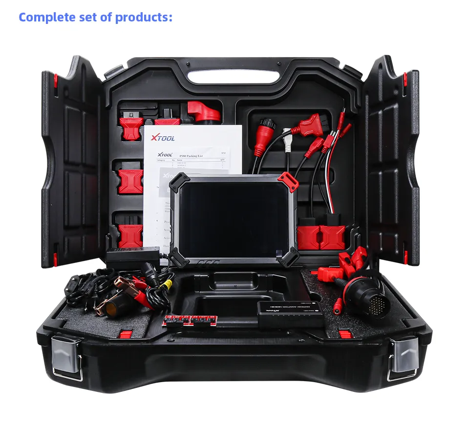 XTOOL PS80 Professional OBD2 Automotive Full System Diagnostic tool ECU Coding Free update online - Image 6