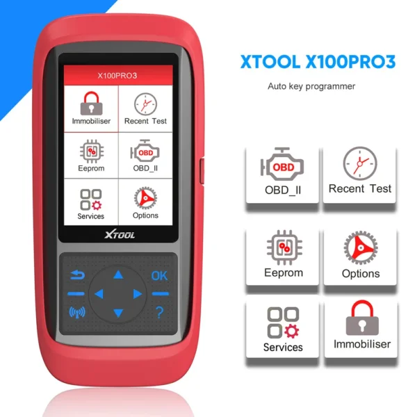 XTOOL X100 Pro3 Professional Auto Key Programmer Add EPB, ABS, TPS Reset Functions Free Update Lifetime - Image 5