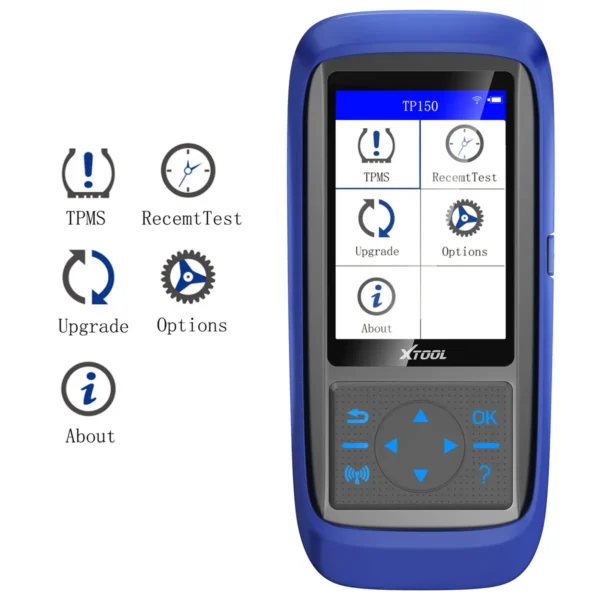 XTOOL TP150 Tire Pressure Monitoring System OBD2 TPMS Scanner Tool with 315&433 MHZ Sensor - Image 6