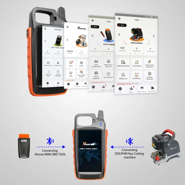 Xhorse VVDI Key Tool Max + MINI OBD Tool + Toyota 8A All Keys Lost Adapter Get Free Renew Cable - Image 12