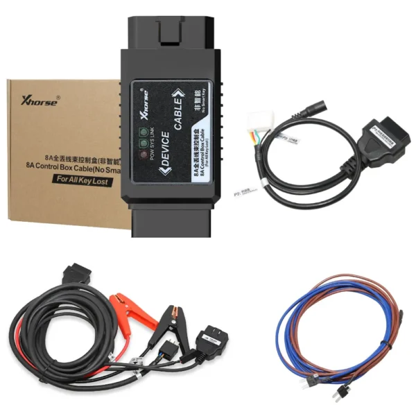 Xhorse VVDI Key Tool Max + MINI OBD Tool + Toyota 8A All Keys Lost Adapter Get Free Renew Cable - Image 5