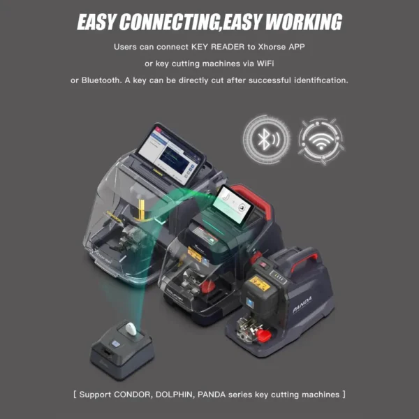 Xhorse Key Reader XDKP00GL Blade Skimmer Key Identification Device Work with Xhorse APP and Key Cutting Machine - Image 11
