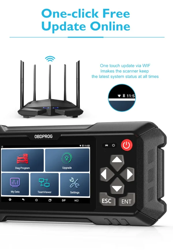 OBDPROG Codify Monster 501 OBD2 Tool Car Key Programmer Immobilizer Pin Code Reader Automotive Smart Keys Remote Program Auto Diagnostic Tools USA Version - Image 7