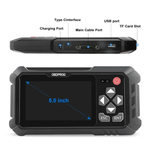 OBDPROG Codify Monster 501 OBD2 Tool Car Key Programmer Immobilizer Pin Code Reader Automotive Smart Keys Remote Program Auto Diagnostic Tools Euro Version - Image 3