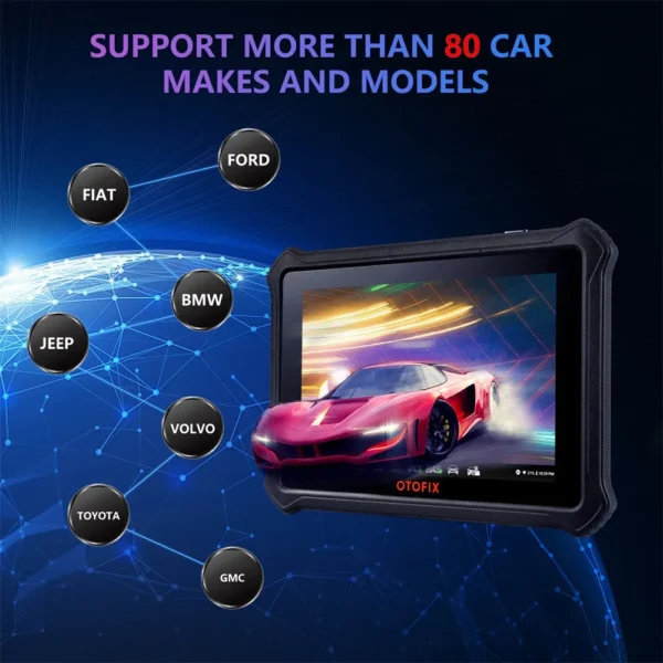 OTOFIX D1 Bi-directional All System Diagnostic Tool OBD2 Tablet Automotive Scanner with 30+ Service Function DPF EPB BMS Oil Reset TPMS - Image 8