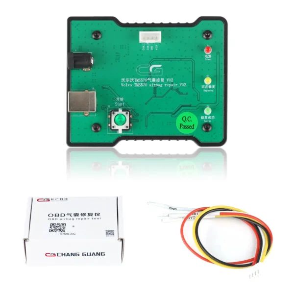 2023 CG Volvo TMS570 OBD Airbag Reset Tool Airbag ECU Reset Clear the Collision Memory No Welding Without Opening the Cover - Image 8
