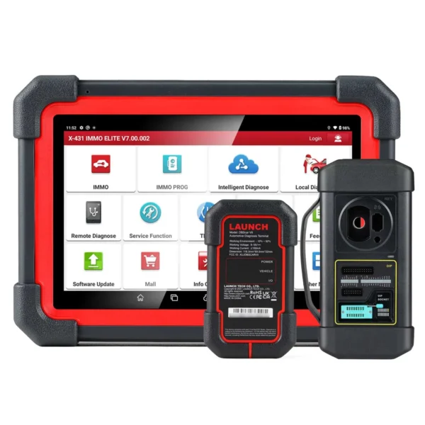 2024 Launch X431 IMMO Elite Key Programmer Car Immobilizer Programming Tools All System Diagnostic Scanner with 39 Reset Service