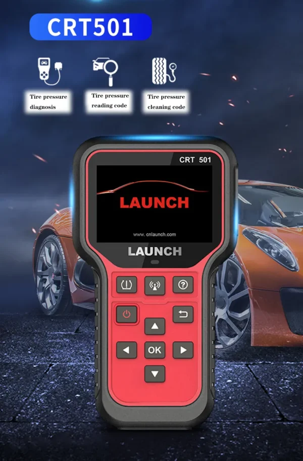 LAUNCH CRT501 CRT 501 Tire Pressure Monitor System Activation Diagnostic Tool Read Write TPMS Sensor ID Pk X431 Tsgun Detector - Image 4