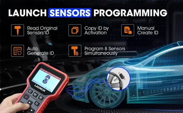 LAUNCH CRT5011X TPMS Diagnostic Tools TPMS Tools Sensor Programmer OBD2 Mental Sensor Tire Pressure Cars Diagnostic Automotive - Image 4