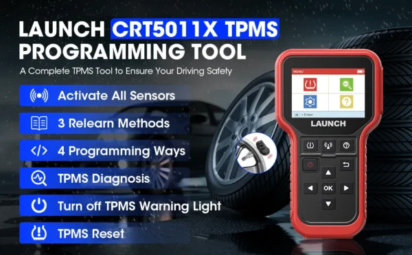 LAUNCH CRT5011X TPMS Diagnostic Tools TPMS Tools Sensor Programmer OBD2 Mental Sensor Tire Pressure Cars Diagnostic Automotive - Image 5