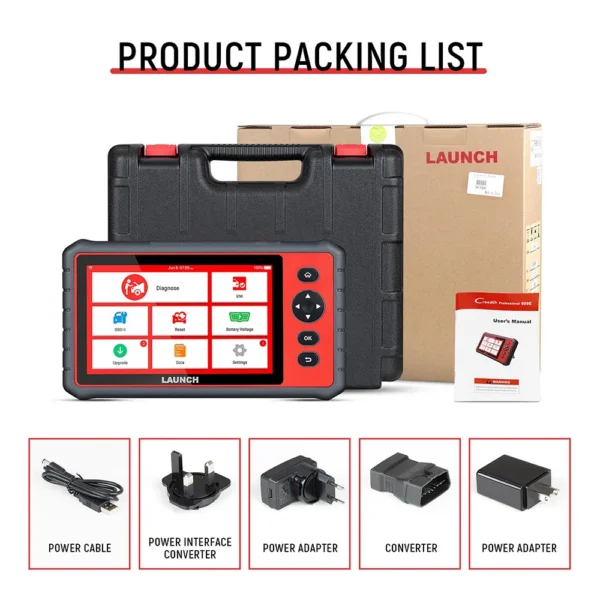 LAUNCH X431 CRP909E Full System Car Diagnostic Tool with 15 Reset Service PK MK808 CRP909 EU Version - Image 10
