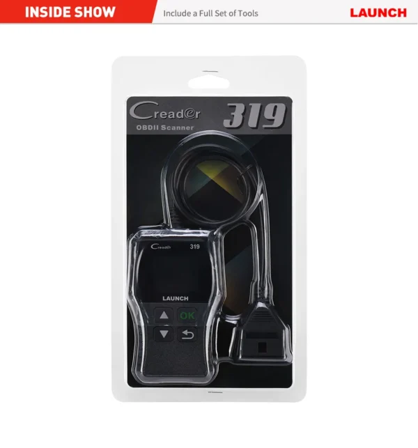 LAUNCH Creader 319 CR319 OBD2 Scanner Car Code Reader OBDII OBD 2 Scan Tool Check Engine Fault Code Read CR319 CR3001 Creader 3001 - Image 7