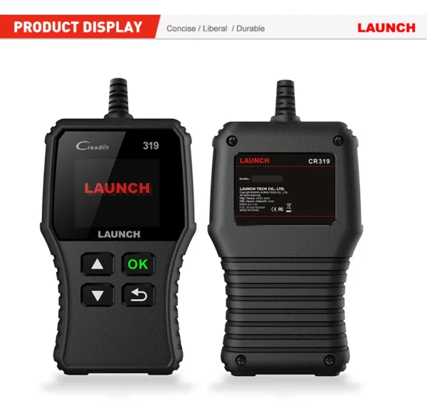 LAUNCH Creader 319 CR319 OBD2 Scanner Car Code Reader OBDII OBD 2 Scan Tool Check Engine Fault Code Read CR319 CR3001 Creader 3001 - Image 4