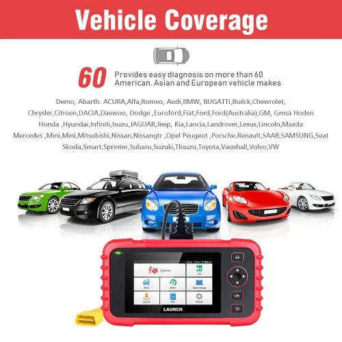 LAUNCH Creader CRP129X Car Diagnostic Tool for Engine/Transmission/ABS/SRS Advanced Version of CRP129 - Image 8