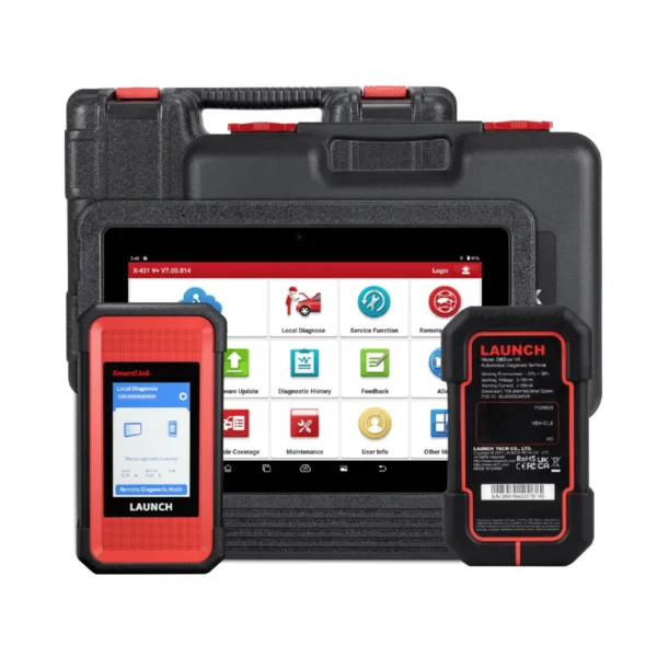 Launch X431 PRO3S+ PRO3 S+ with X-431 SmartLink C 2.0 Heavy-duty Truck Module for Both 12V & 24V Cars and Trucks
