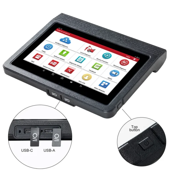 Launch X431 PRO3S+ PRO3 S+ with X-431 SmartLink C 2.0 Heavy-duty Truck Module for Both 12V & 24V Cars and Trucks - Image 6