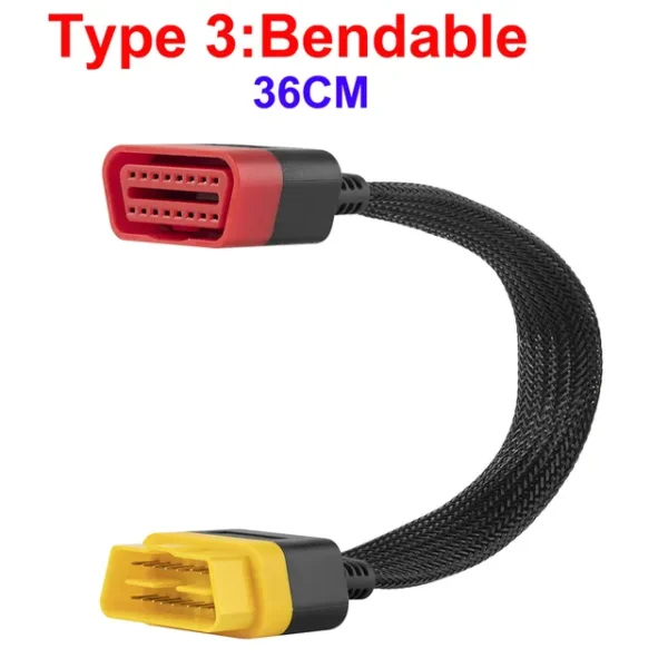 36CM Bendable OBD2 Extension Cable for Launch X431 iDiag/Easydiag 3.0/X431 M-Diag/X431 V/V+/5C PRO - Image 9