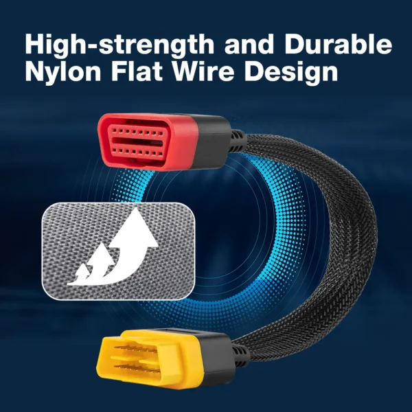 36CM Bendable OBD2 Extension Cable for Launch X431 iDiag/Easydiag 3.0/X431 M-Diag/X431 V/V+/5C PRO - Image 2