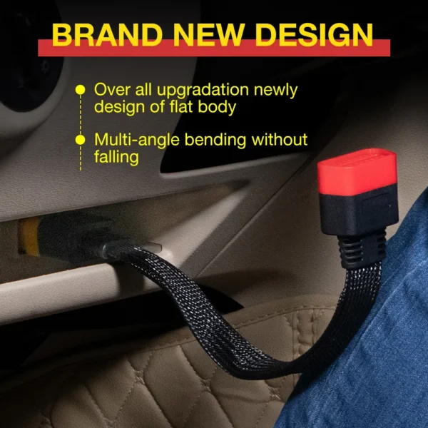 36CM Bendable OBD2 Extension Cable for Launch X431 iDiag/Easydiag 3.0/X431 M-Diag/X431 V/V+/5C PRO - Image 4