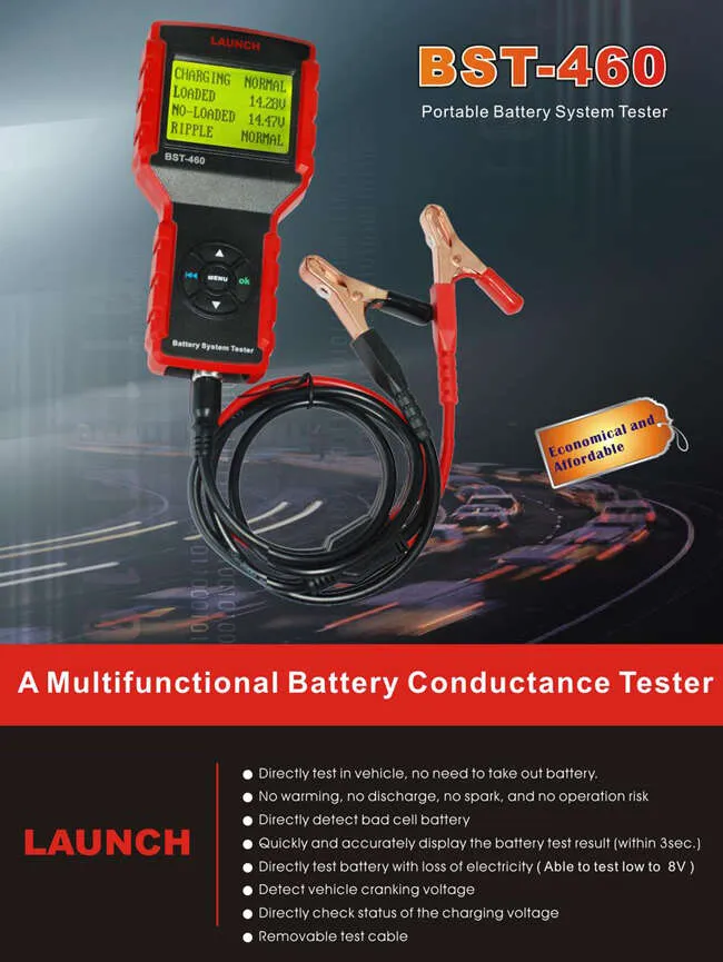 Original Launch BST460 Battery System Tester uujxx