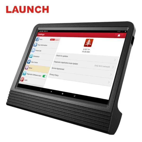 X431 PRO3 Launch X431 V+ 10.1inch Tablet Global Version with X431 Heavy Duty Module Work on both 12V & 24V Cars and Trucks - Image 9
