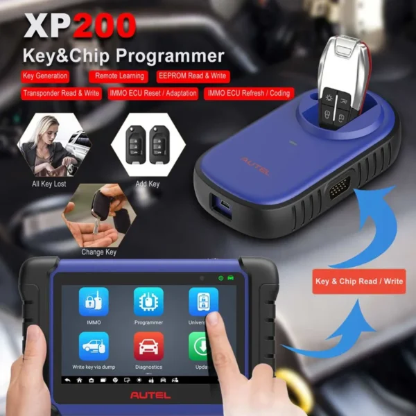 2023 Autel MaxiIM IM508S (Autel IM508 II) Key Programming Tool with XP200 Key Programmer with 34 Special Services - Image 7