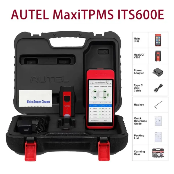 Autel MaxiTPMS ITS600E TPMS Relearn Tools TPMS Programming Tool Activate/Relearn All Sensors TPMS Diagnostics 4 Reset Functions - Image 7