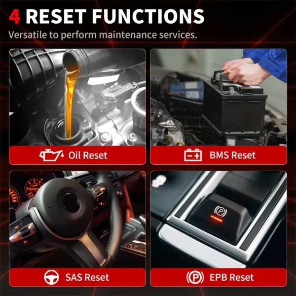 Autel MaxiTPMS ITS600E TPMS Relearn Tools TPMS Programming Tool Activate/Relearn All Sensors TPMS Diagnostics 4 Reset Functions - Image 8