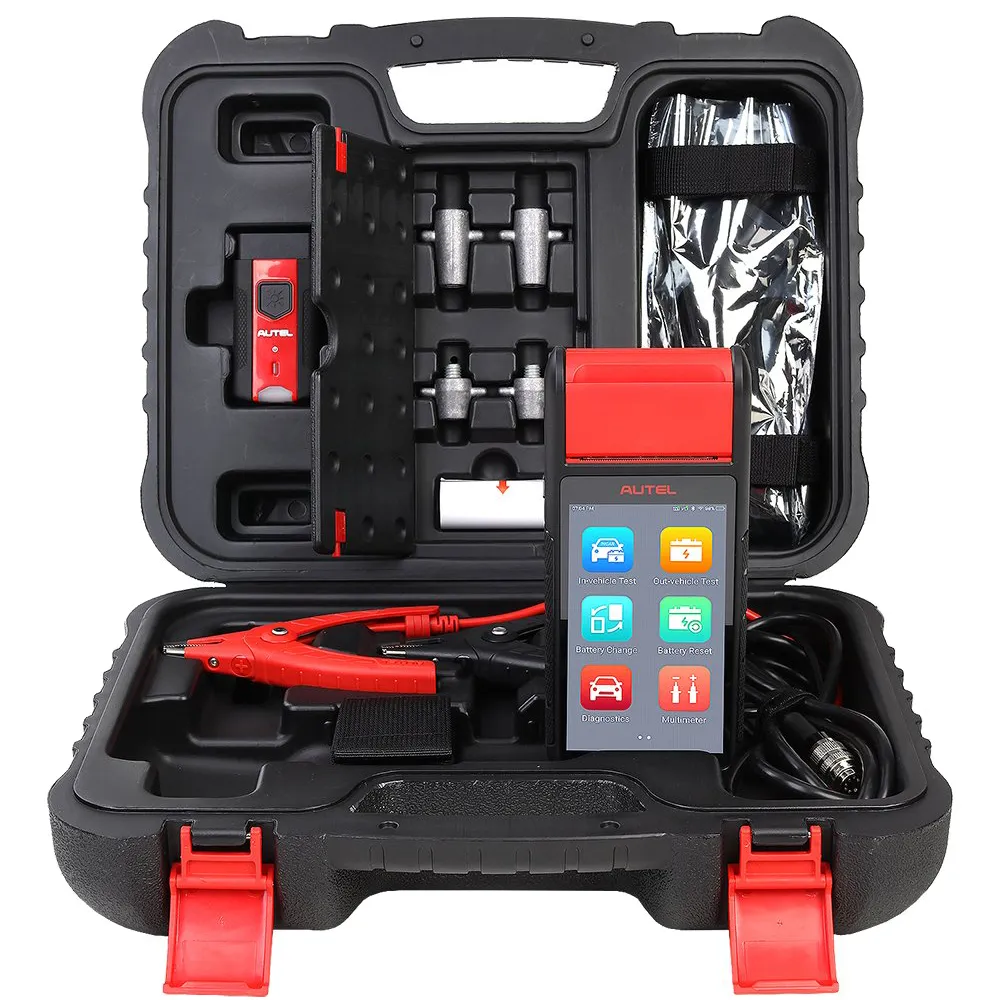 Autel MaxiBAS BT608 OBD2 Scanner Built-in Printer Touchscreen Battery Tester Electrical System Analyzer 12V 100-3000 CCA Load Tester - Image 10