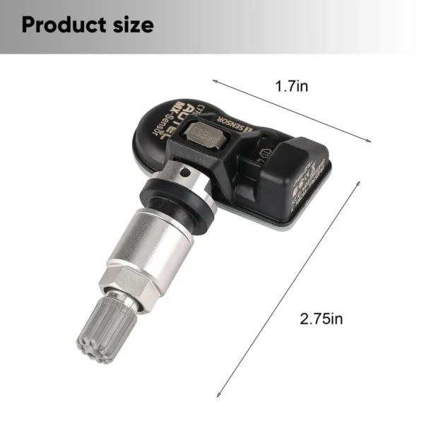 Autel MX-Sensor 433MHZ/315MHZ Universal Programmable TPMS Sensor Specially Built for Tire Pressure Sensor Replacement - Image 4