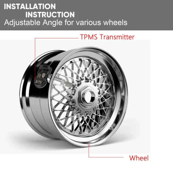 Autel MX-Sensor 433MHZ/315MHZ Universal Programmable TPMS Sensor Specially Built for Tire Pressure Sensor Replacement - Image 6