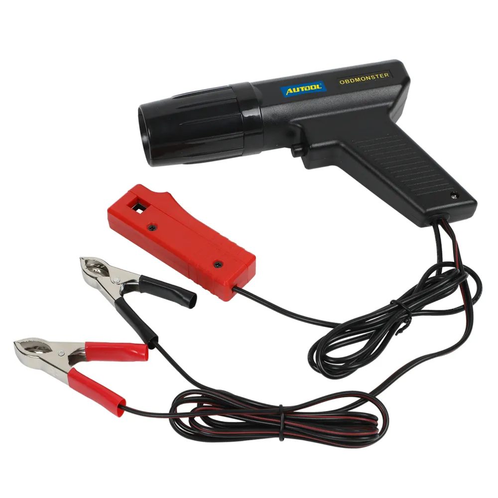 AUTOOL Portable 12V Ignition Timing Light Gun Engine Timing Light Strobe Lamp Detector Motorcycle Car Repair Tool Timing Gun - Image 5