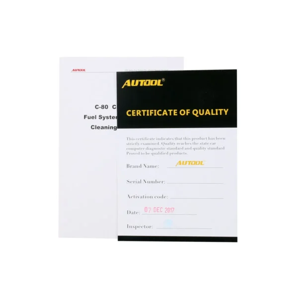 AUTOOL C80 Car Fuel Injector Cleaning Machine Auto Engine Cleaner Washing Tool Non-Dismantle Tester Engine Maintenance - Image 4