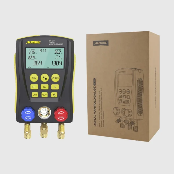 AUTOOL LM120 Refrigeration Tool HVAC Tools Vacuum Temperature Meter Tool Digital Manifold Tester Refrigeration Specialist Tool - Image 5