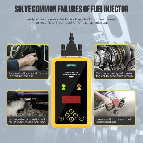 AUTOOL CT60 Fuel Injector Signal Generator Fuel Injector Super Pulse Signal Tester Increase CT150 CT200 Pulse Pressure Tester - Image 6