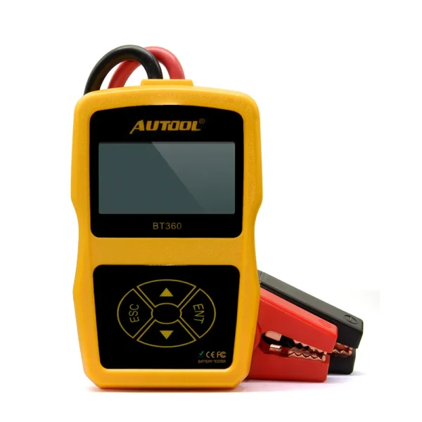 AUTOOL BT360 12V Car Battery Tester Digital Automotive Diagnostic Battery Tester Analyzer Vehicle Cranking Charging Scanner Tool