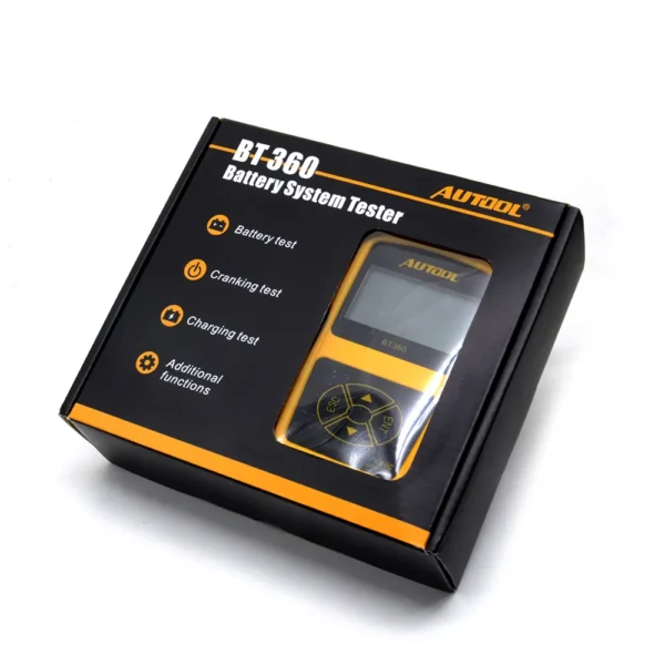 AUTOOL BT360 12V Car Battery Tester Digital Automotive Diagnostic Battery Tester Analyzer Vehicle Cranking Charging Scanner Tool - Image 10