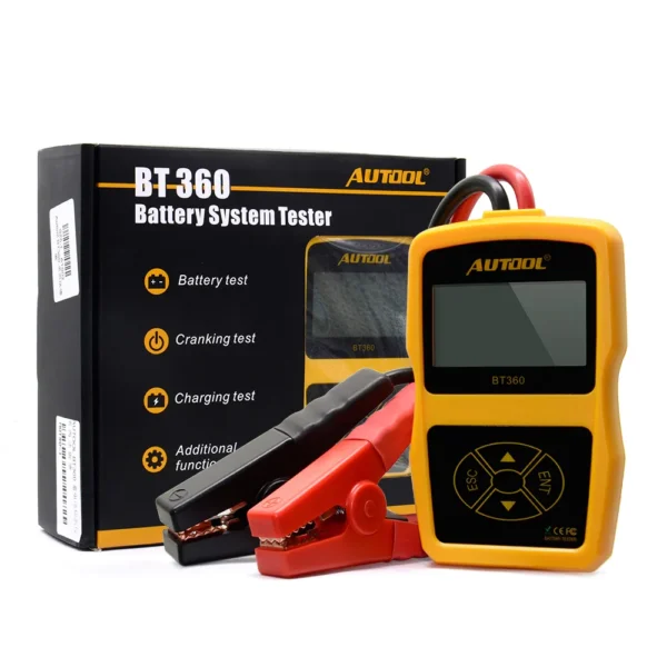 AUTOOL BT360 12V Car Battery Tester Digital Automotive Diagnostic Battery Tester Analyzer Vehicle Cranking Charging Scanner Tool - Image 9