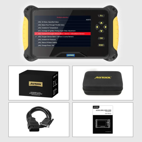 AUTOOL CS605 ALL System Car OBDII Diagnostic Tools Auto Scan Tool Engine ABS Code Reader Oil EPB SAS ABS Bleeding Throttle Reset - Image 3