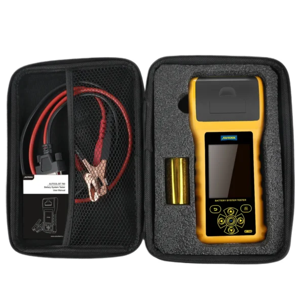 AUTOOL BT760 Car Battery Tester with Printer 6- 32V Color Screen Battery Test & Cranking Test & Charging Test & Max Load Test - Image 3