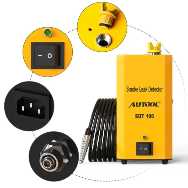 AUTOOL SDT-106 Automobile Smoke Leak Detector Leakage Detector Automobile Pipeline Leak Detector - Image 4