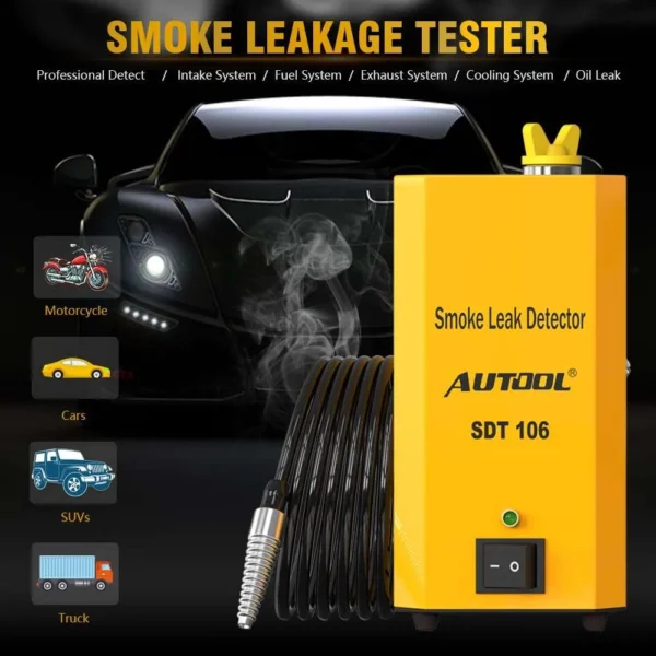 AUTOOL SDT-106 Automobile Smoke Leak Detector Leakage Detector Automobile Pipeline Leak Detector - Image 7