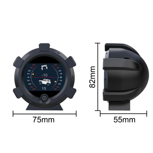 AUTOOL X95 GPS Horizontal Slope Meter Inclinometer Speedometer PMH KMH Car Compass Pitch Tilt Angle Altitude Latitude Longitude - Image 5
