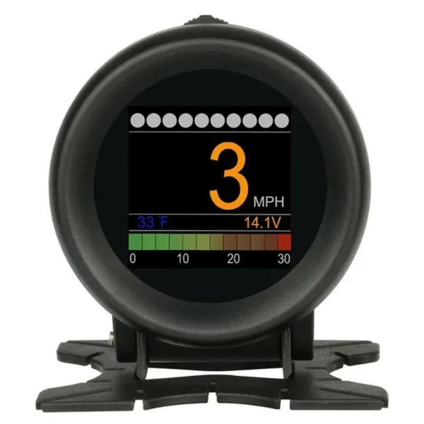 AUTOOL X60 OBD2 Display Speedmeter Tachometer Battery Voltage Water Oil Temperature Gauge Pressure Mileage Auto Scanner HUD