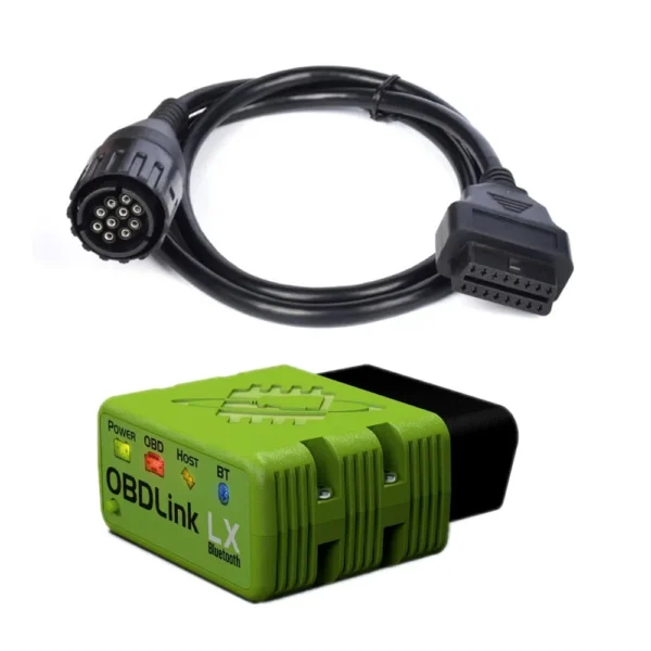 OBDLink LX Bluetooth OBD2 BIMMER Coding Tool for BMW Vehicle and Motocycle MOTOSCAN Plus 10pin Motocycle Bike Cable