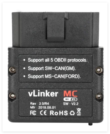 Vgate VLinker MC 3.0 ELM329 OBD SW-CAN & MS-CAN - Image 2