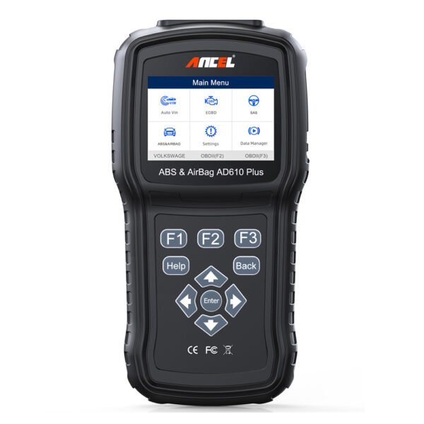 Ancel AD610 Plus OBD2 Car Automotive Scanner Engine ABS SRS Airbag SAS Reset Three System Car Diagnostic Tools