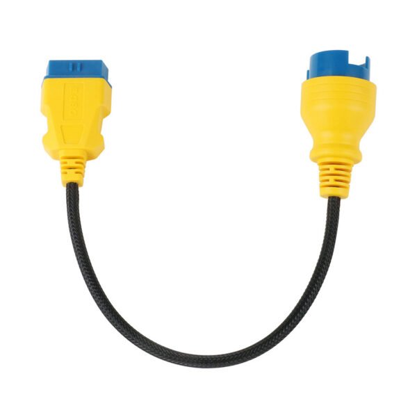 AUTOOL 42CM OBD2 Extension Cable Connector for 38pin BENZ OBD2 Adapter Wire Nylon OBDII Male to Female Extension Cord